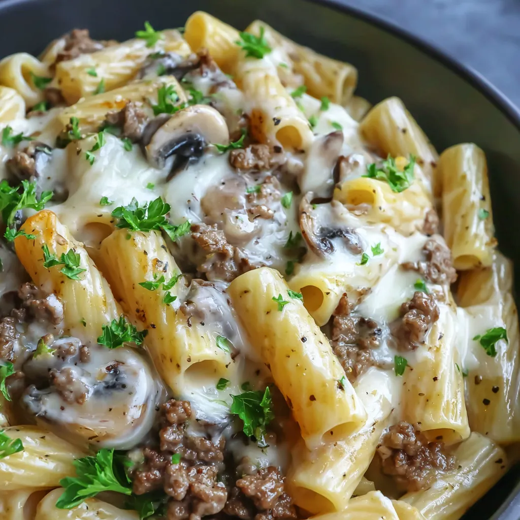 Philly Cheesesteak Pasta