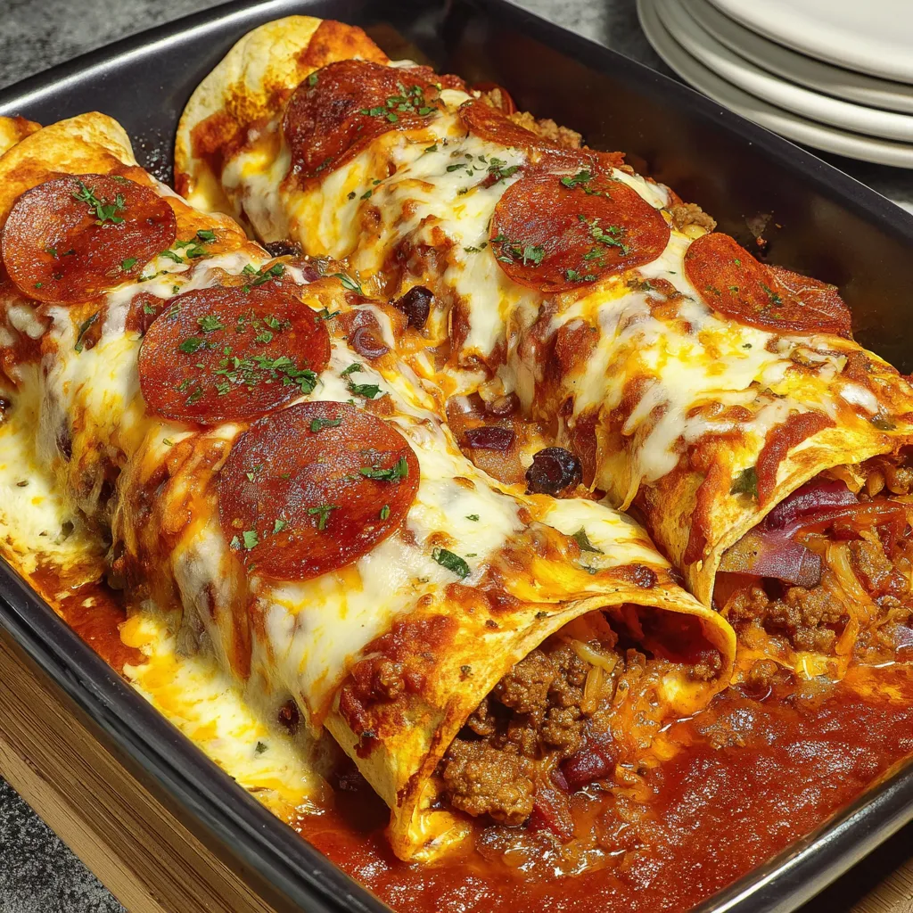 Pizza Enchiladas