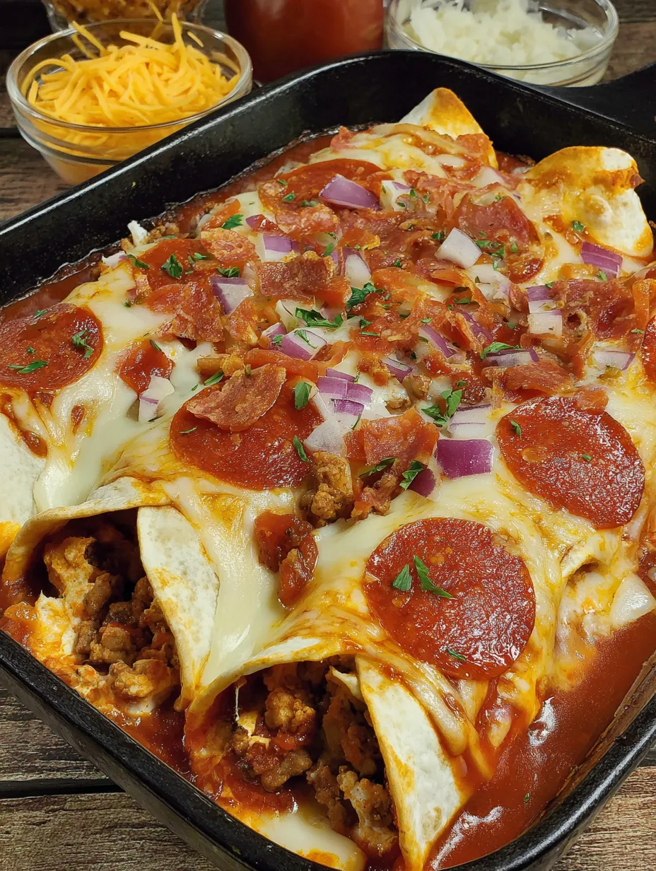 Pizza Enchiladas