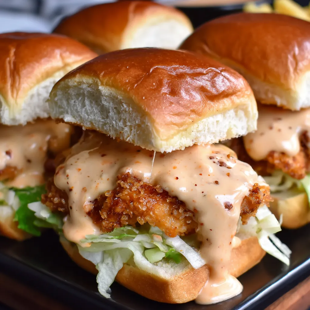 Bang Bang Chicken Sliders Recipe