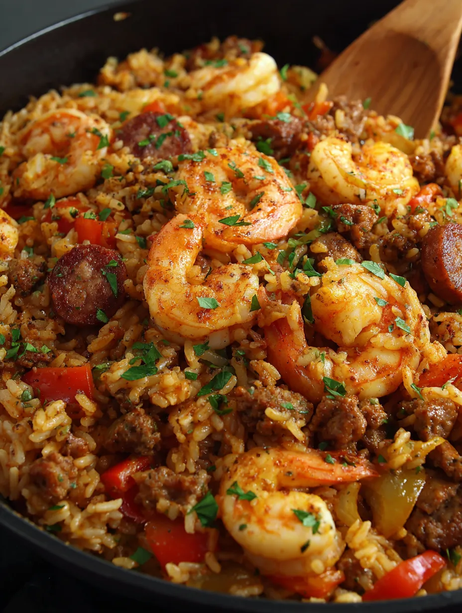 Shrimp Sausage Dirty Rice Recipe