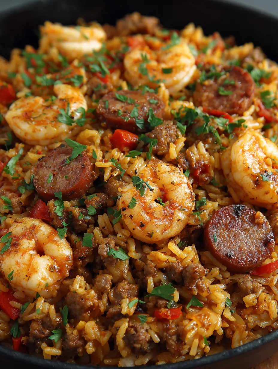 Shrimp Sausage Dirty Rice Recipe