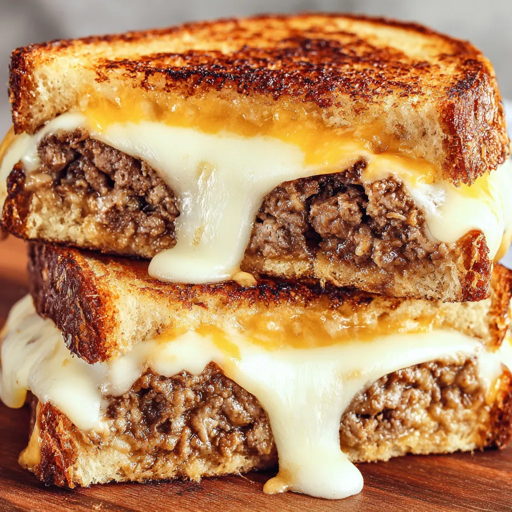 Cheesy Patty Melts with Special Sauce
