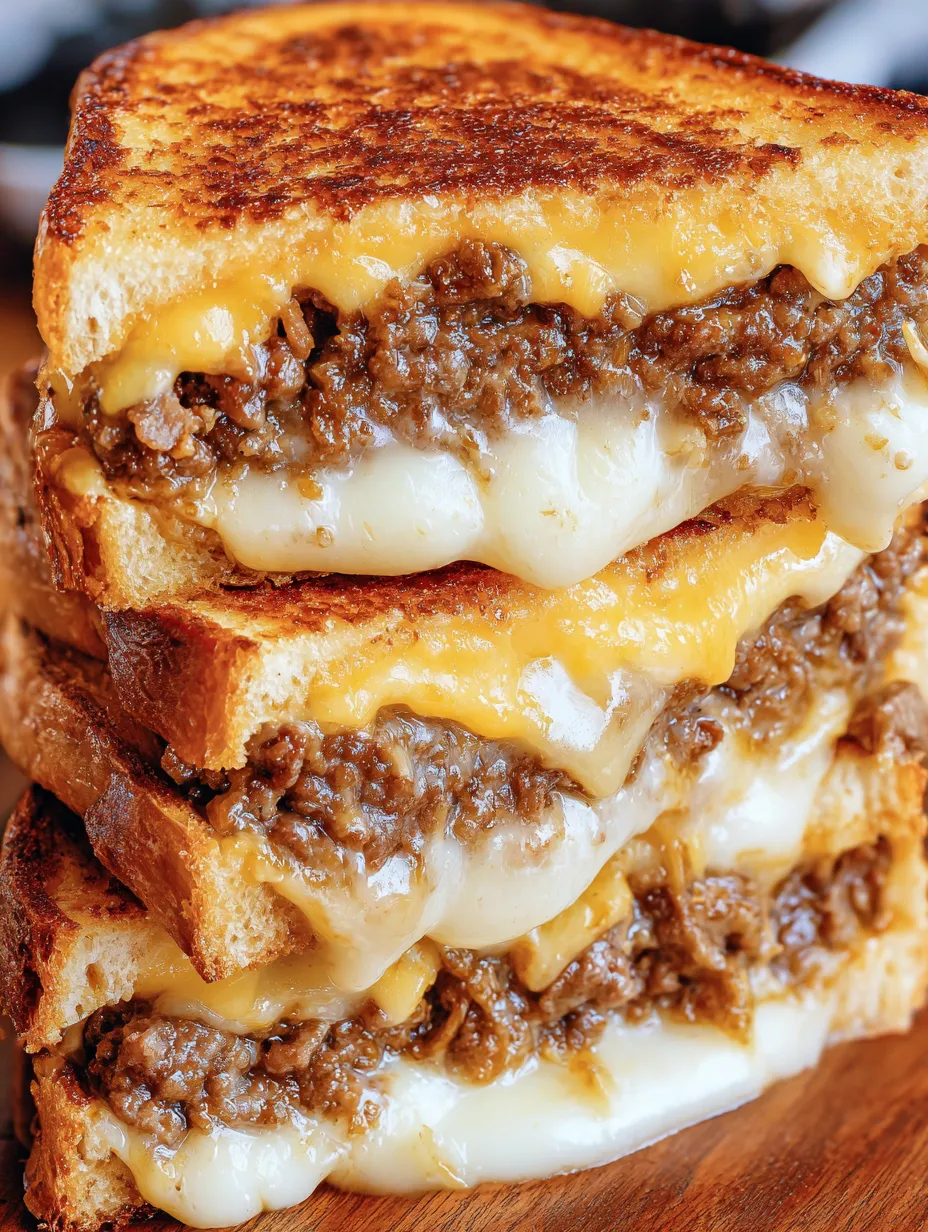 Cheesy Patty Melts with Special Sauce