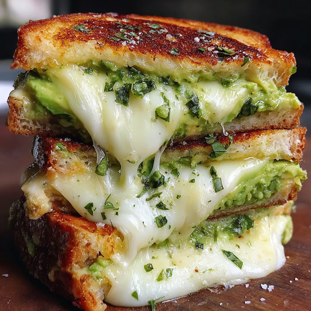Creamy Avocado Grilled Cheese