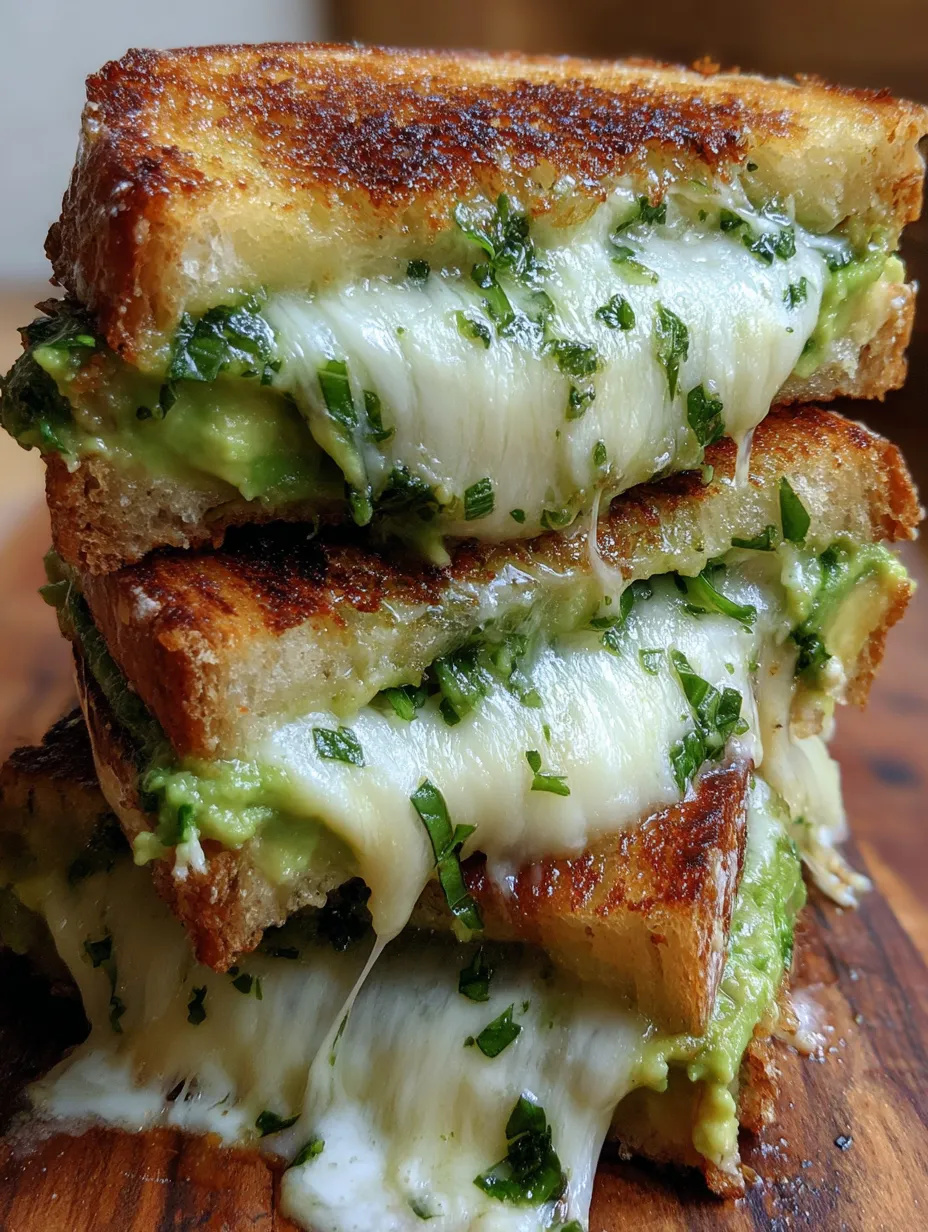 Creamy Avocado Grilled Cheese