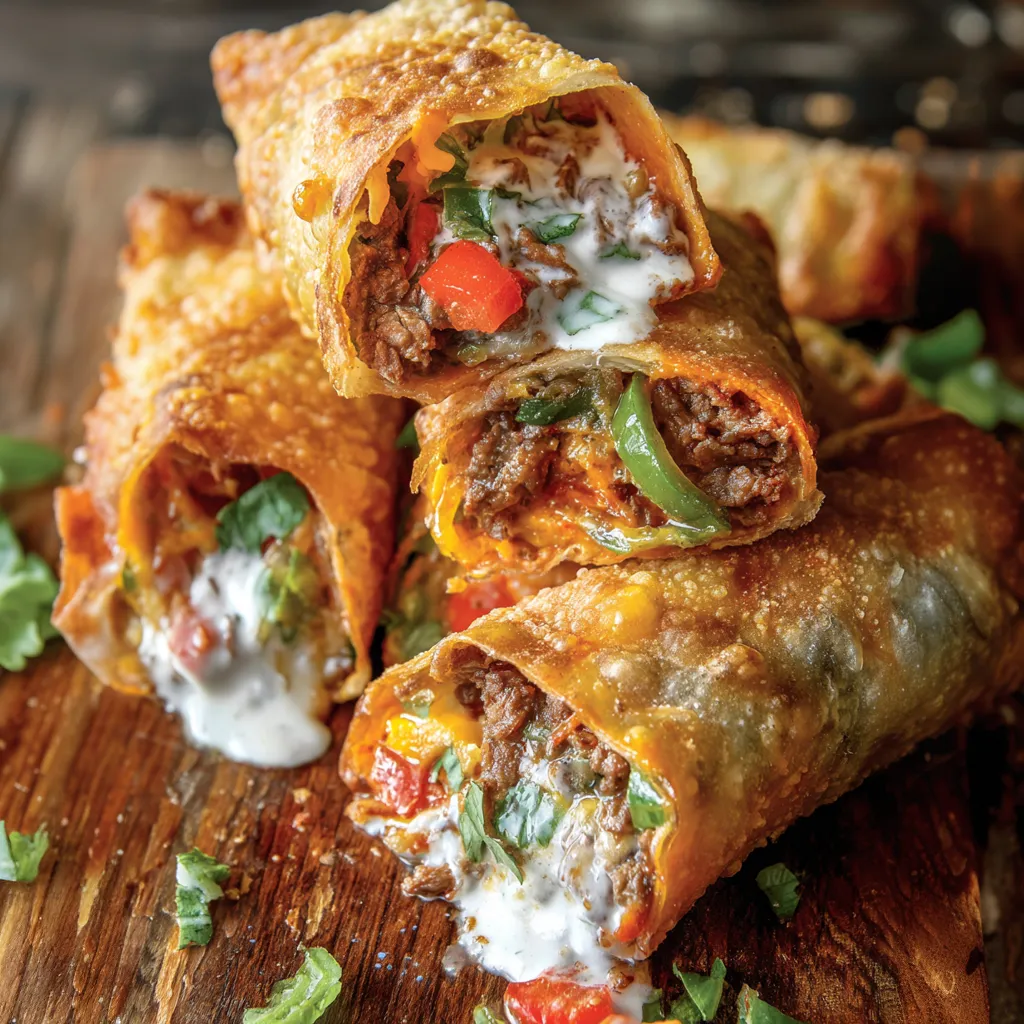 Nacho Egg Rolls