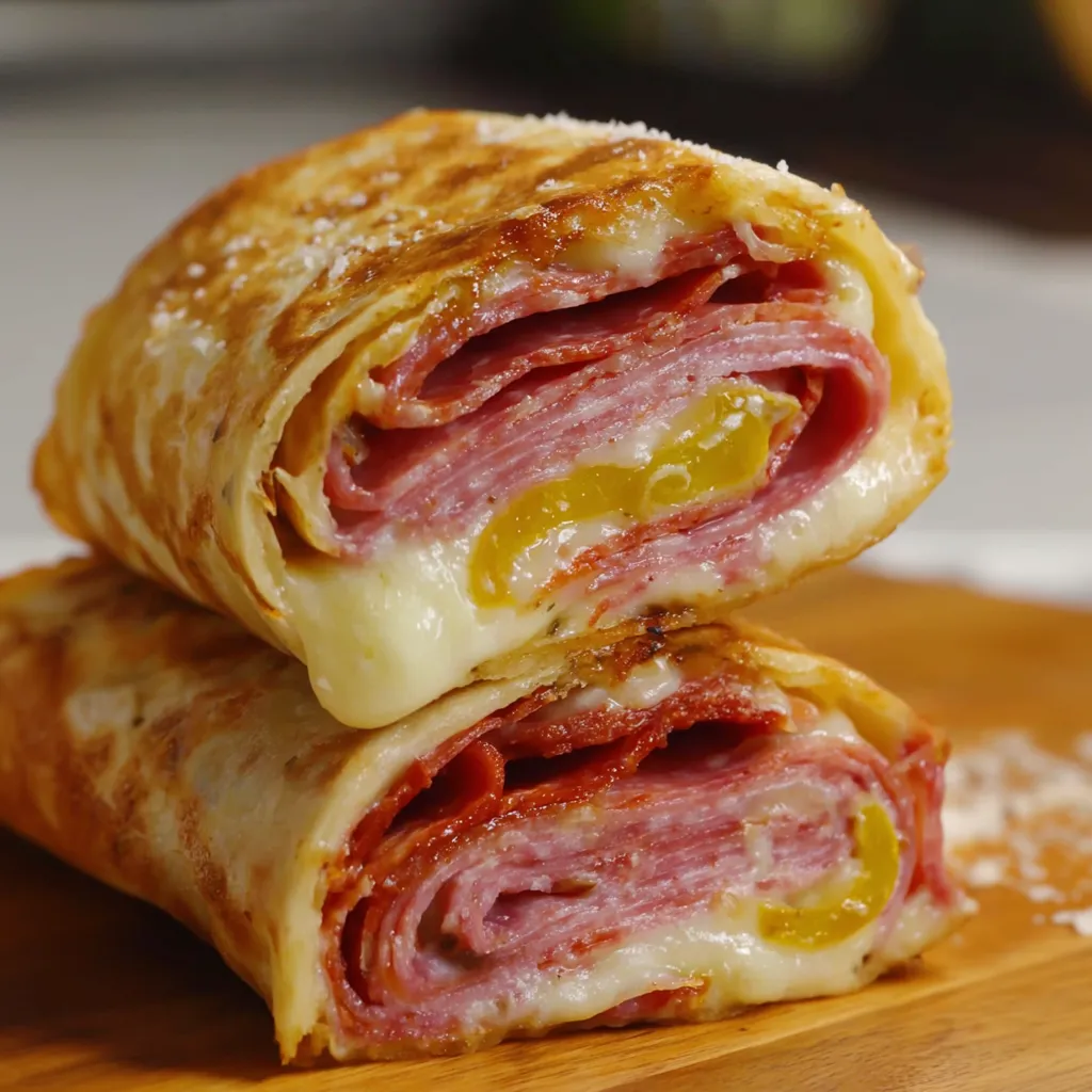 Easy Air Fryer Hot Italian Wraps