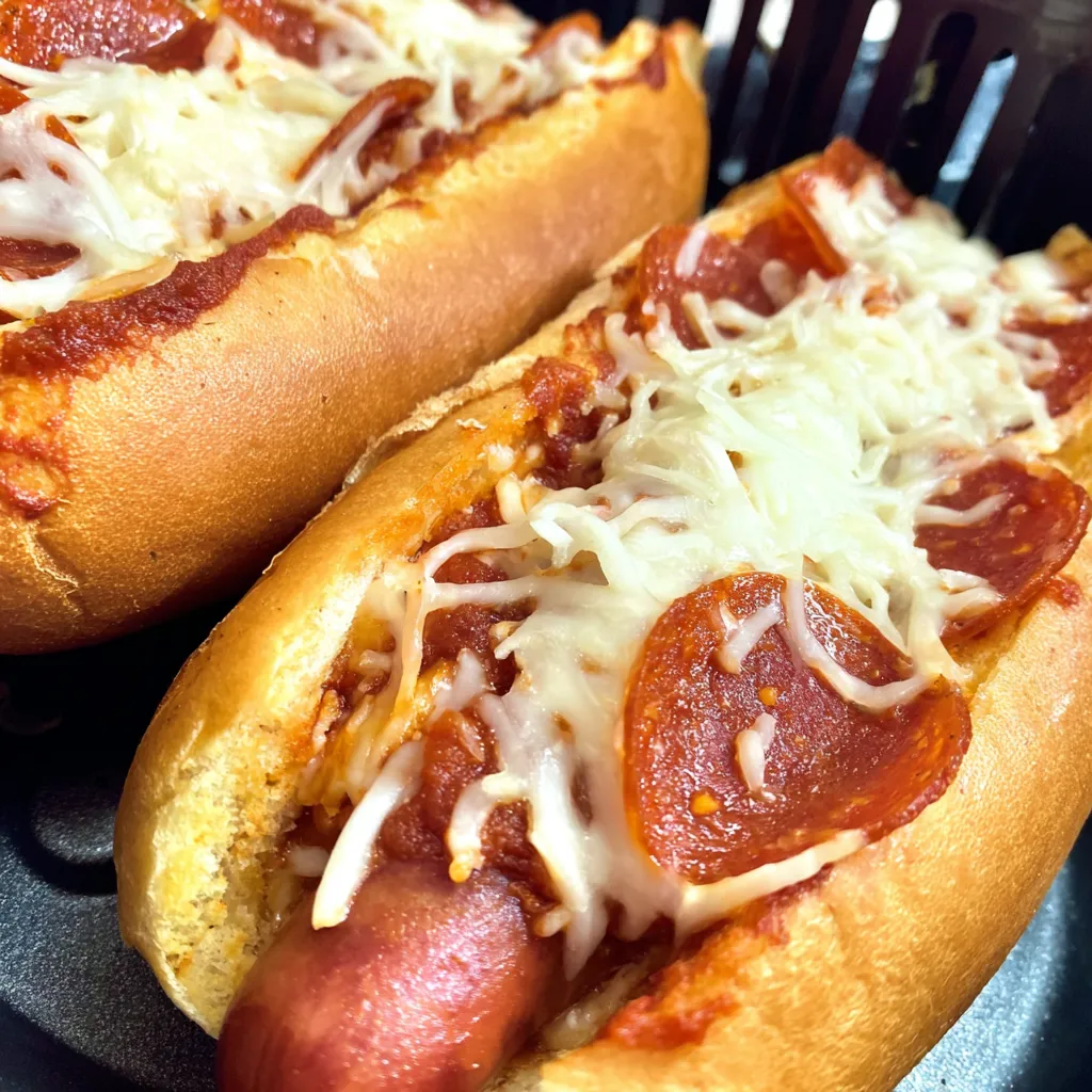 Air Fryer Pizza Dogs