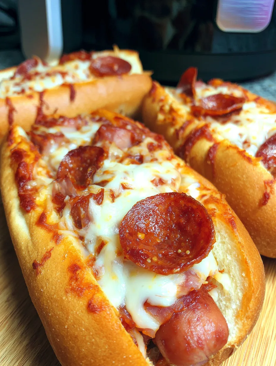 Air Fryer Pizza Dogs