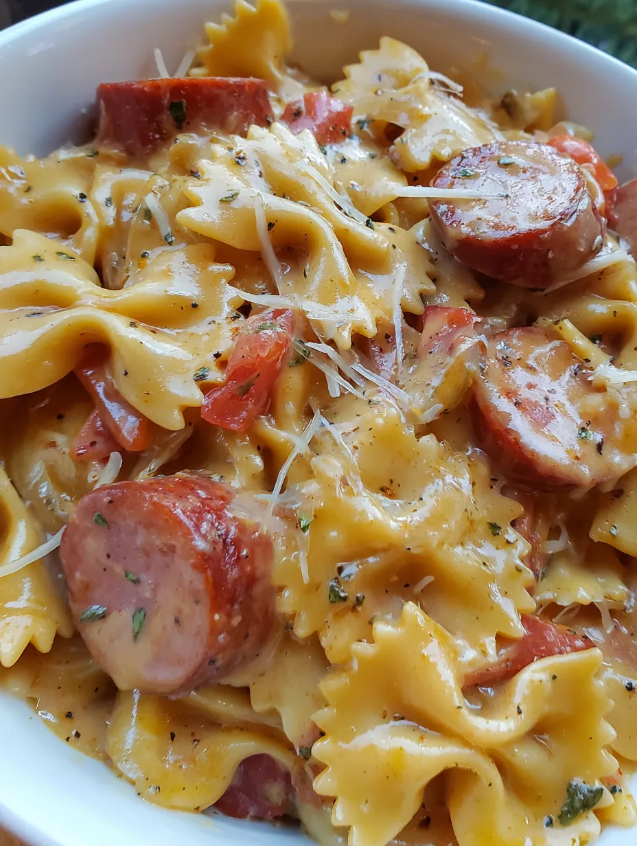 One Pot Smoked Sausage Pasta