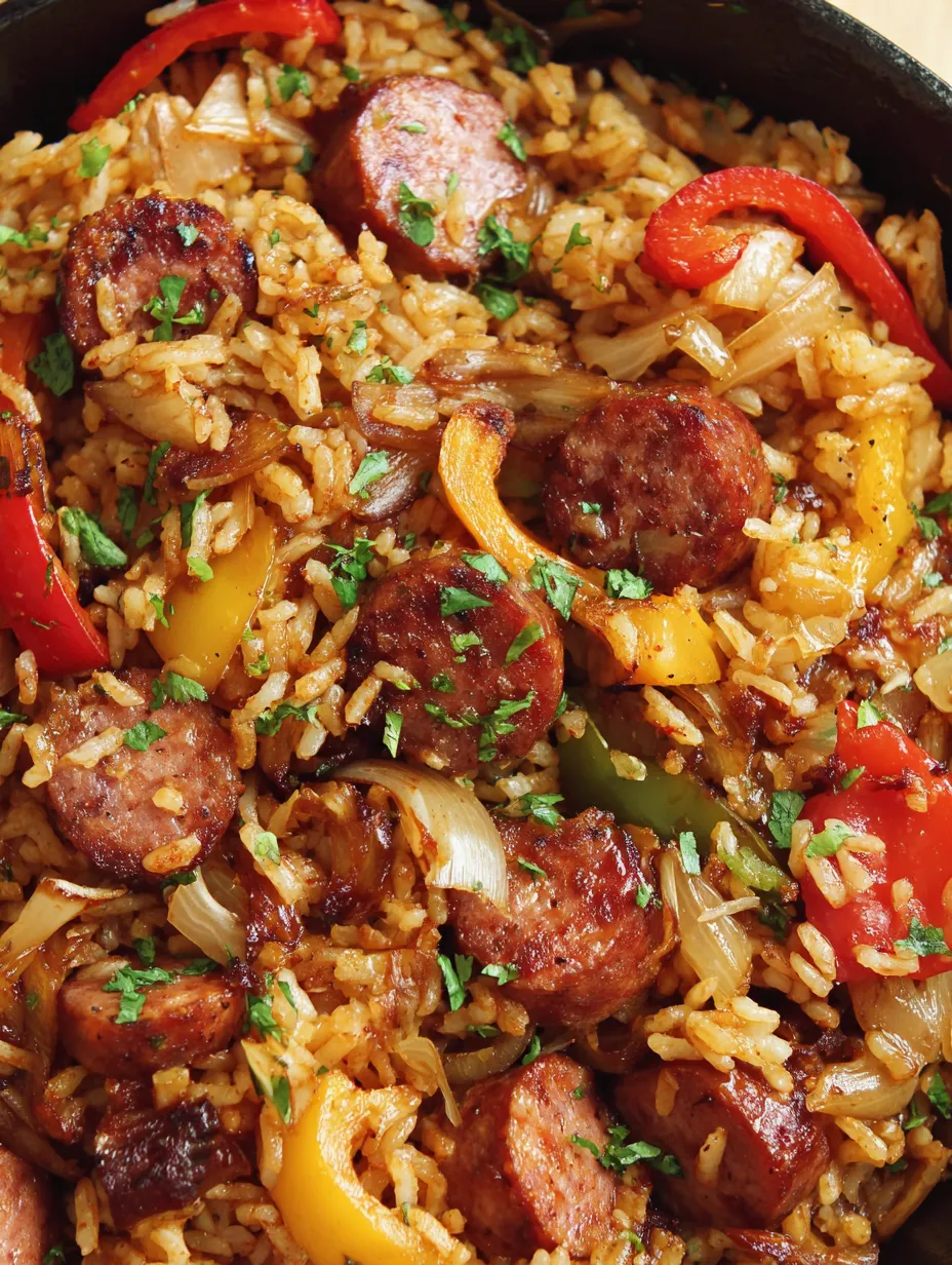 Sausage and Rice Skillet Recipe
