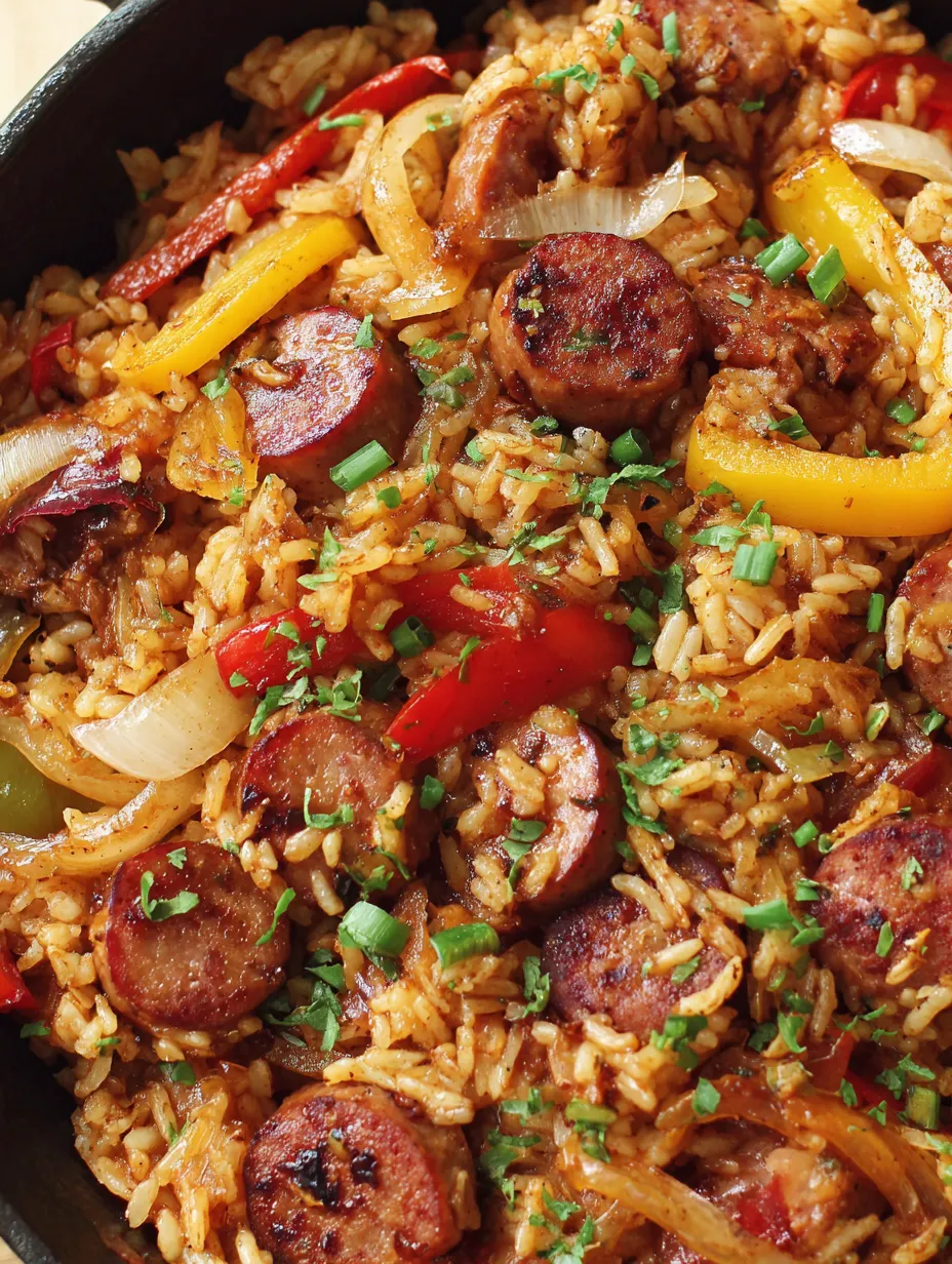 Sausage and Rice Skillet Recipe