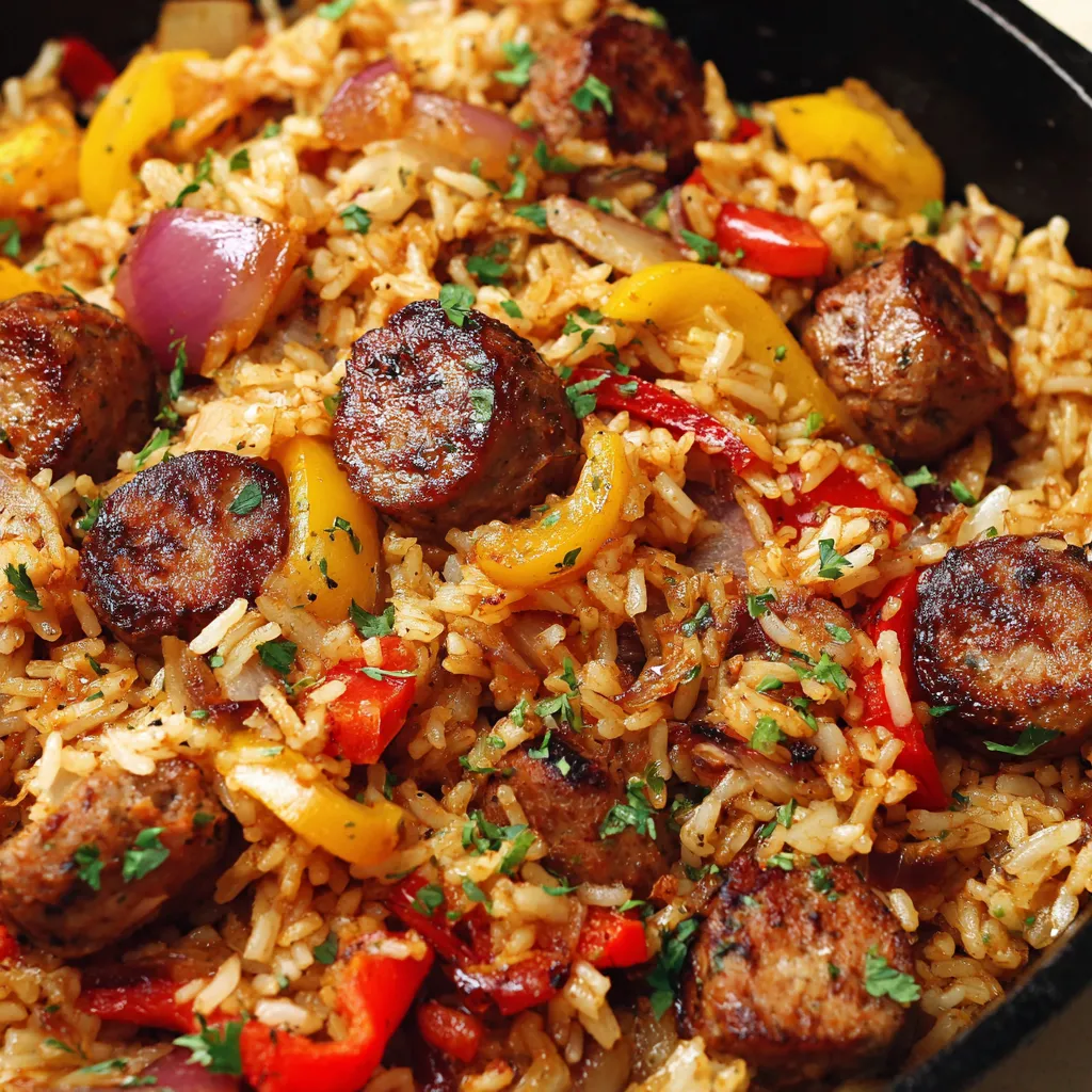 Sausage and Rice Skillet Recipe