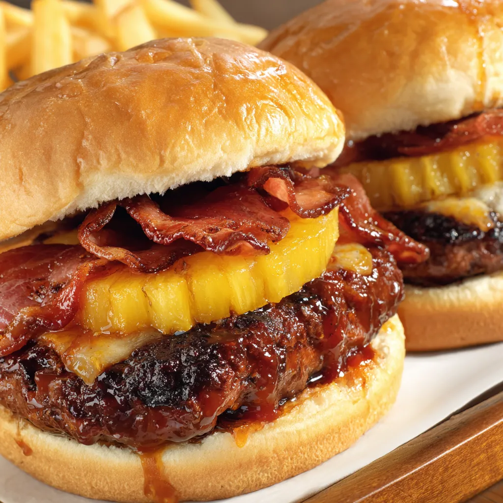 Pineapple Bacon Burger