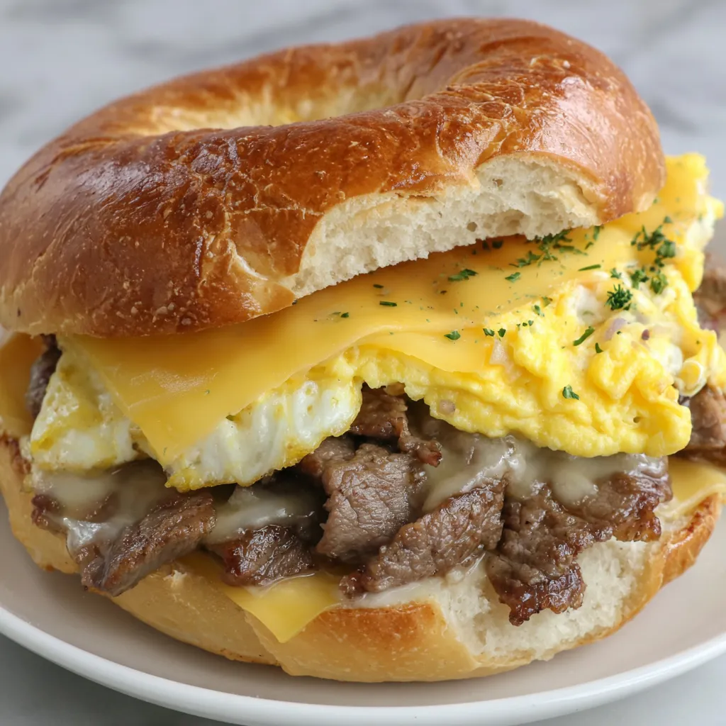 Copycat McDonalds Steak Egg And Cheese