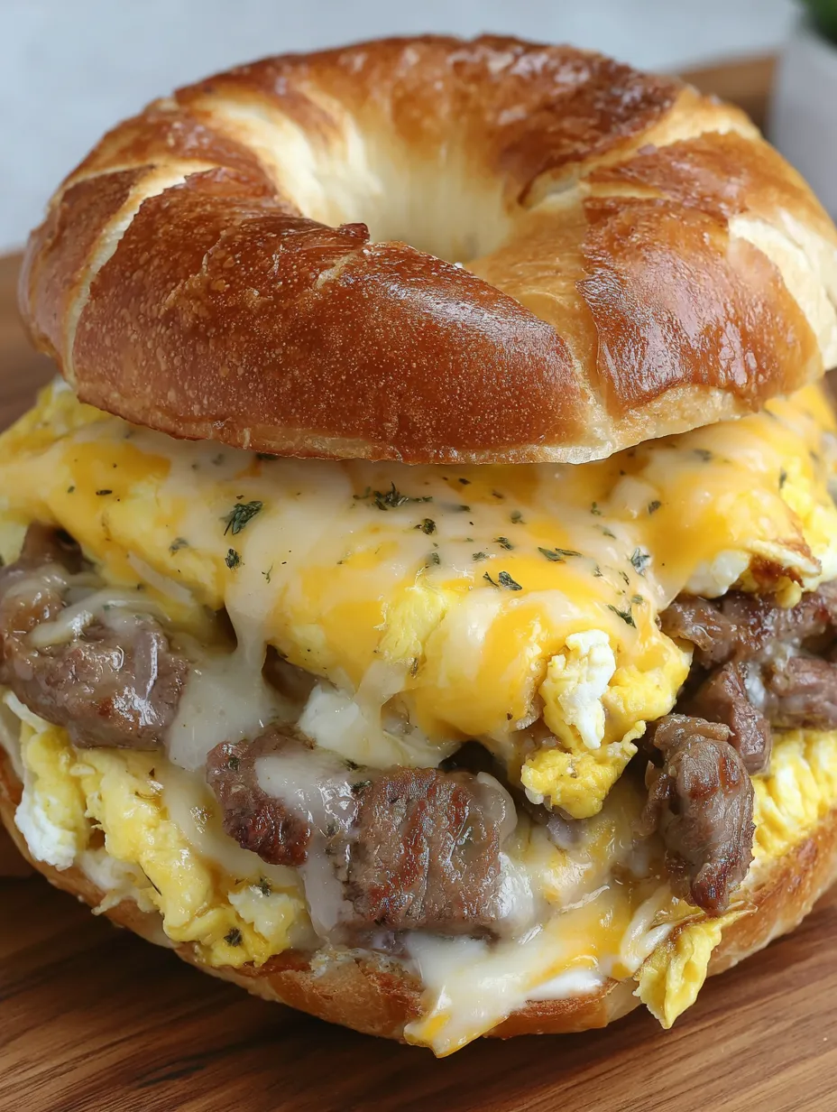 Copycat McDonalds Steak Egg And Cheese