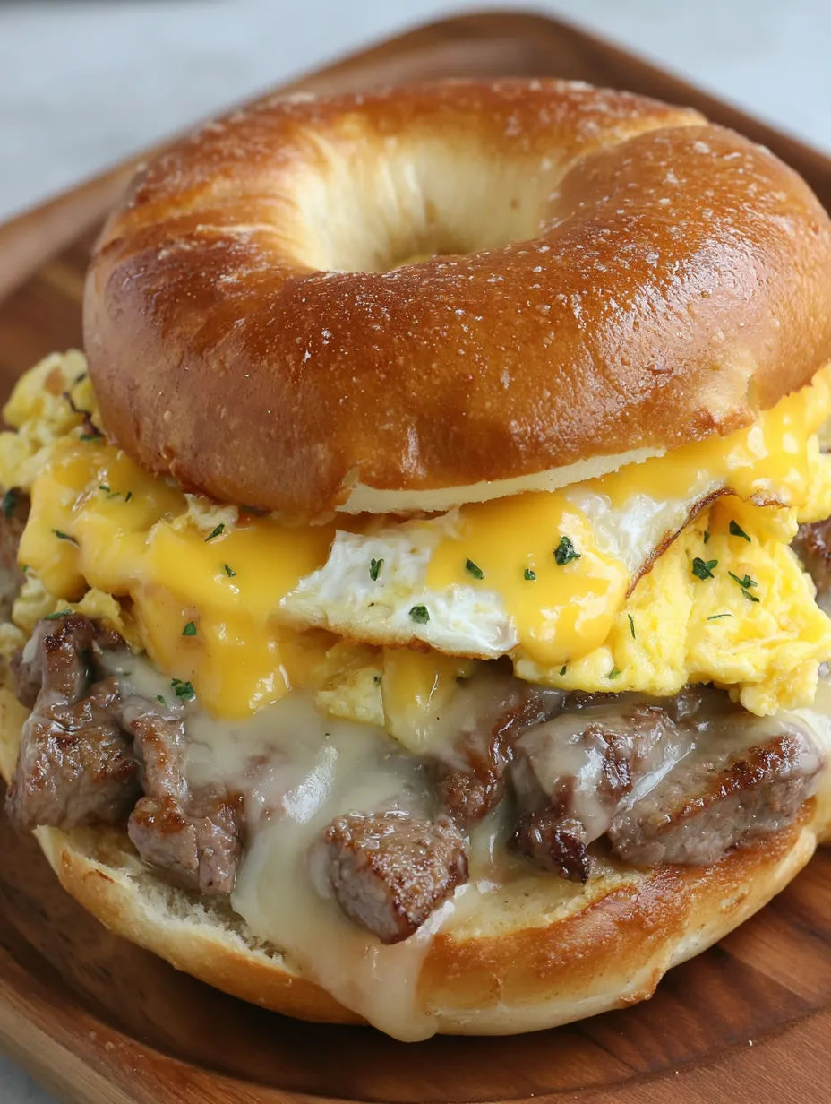 Copycat McDonalds Steak Egg And Cheese
