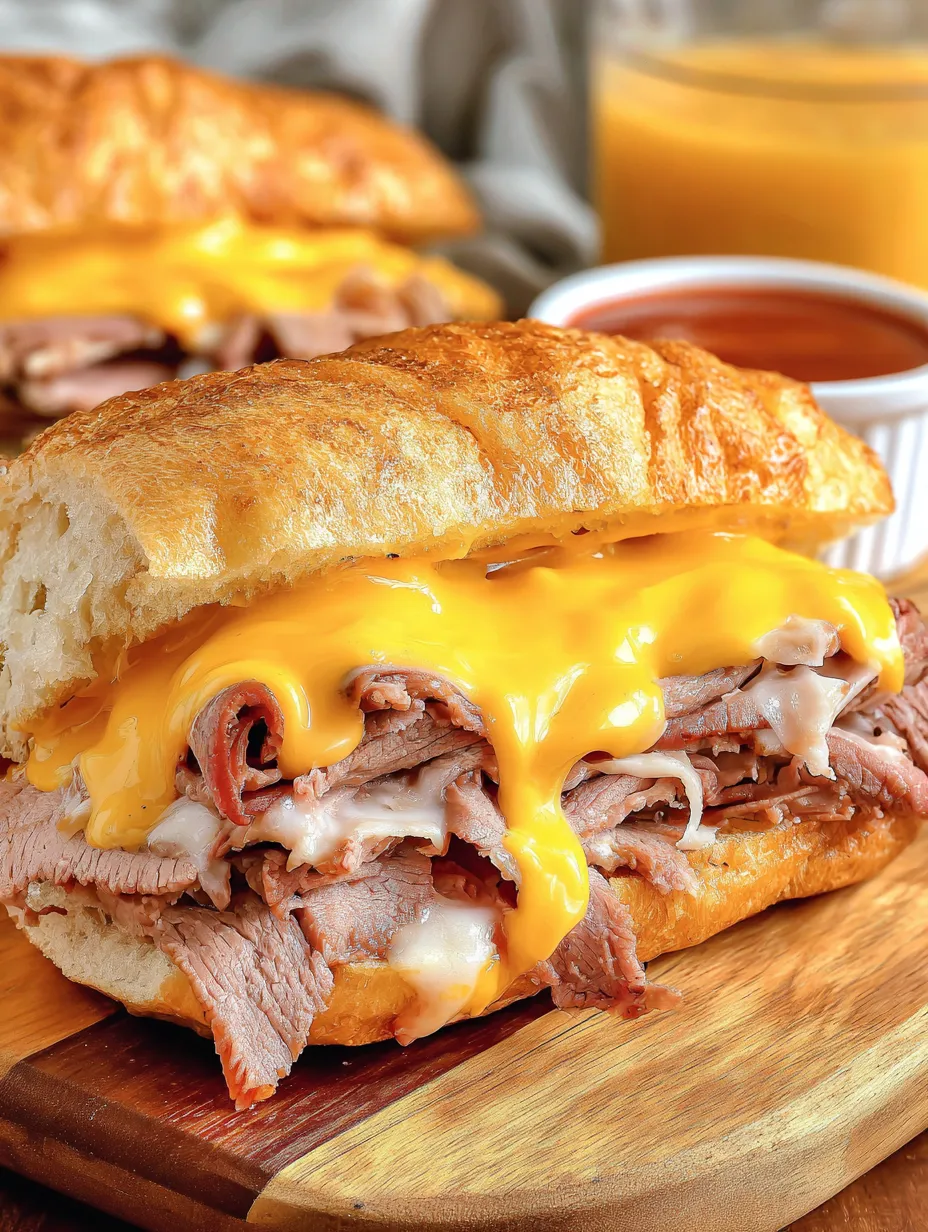 Copycat Arby's Beef and Cheddar