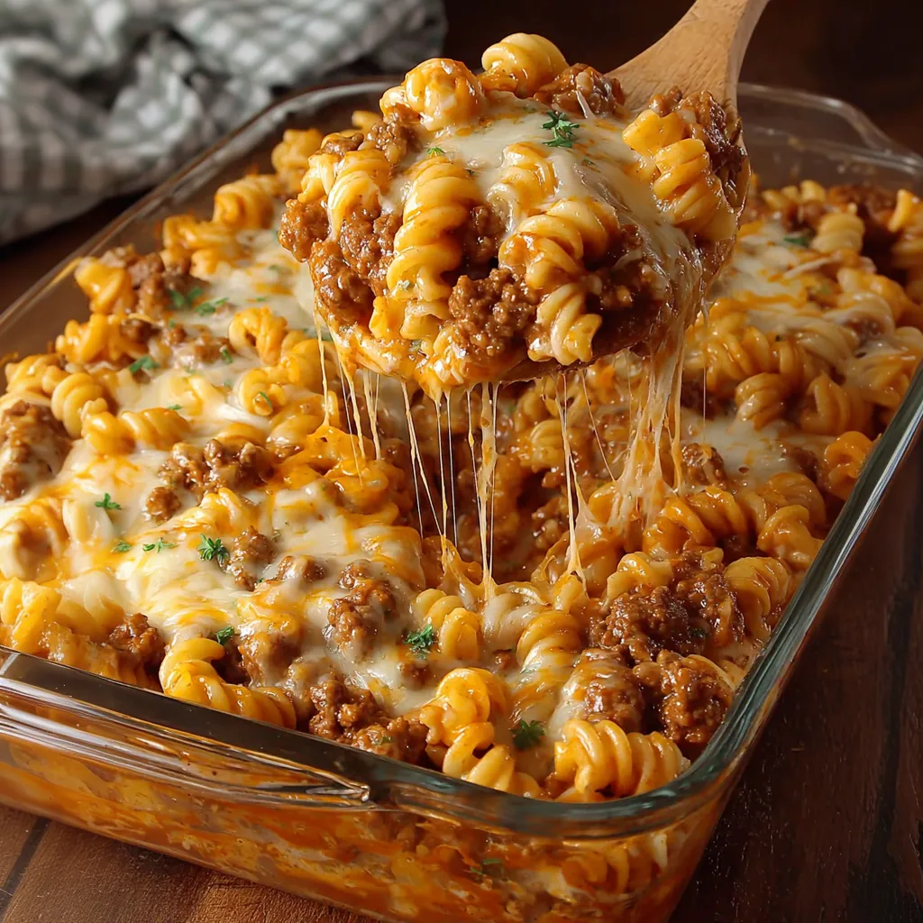 Cheesy Hamburger Casserole