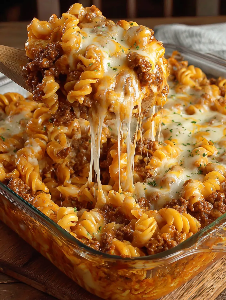Cheesy Hamburger Casserole