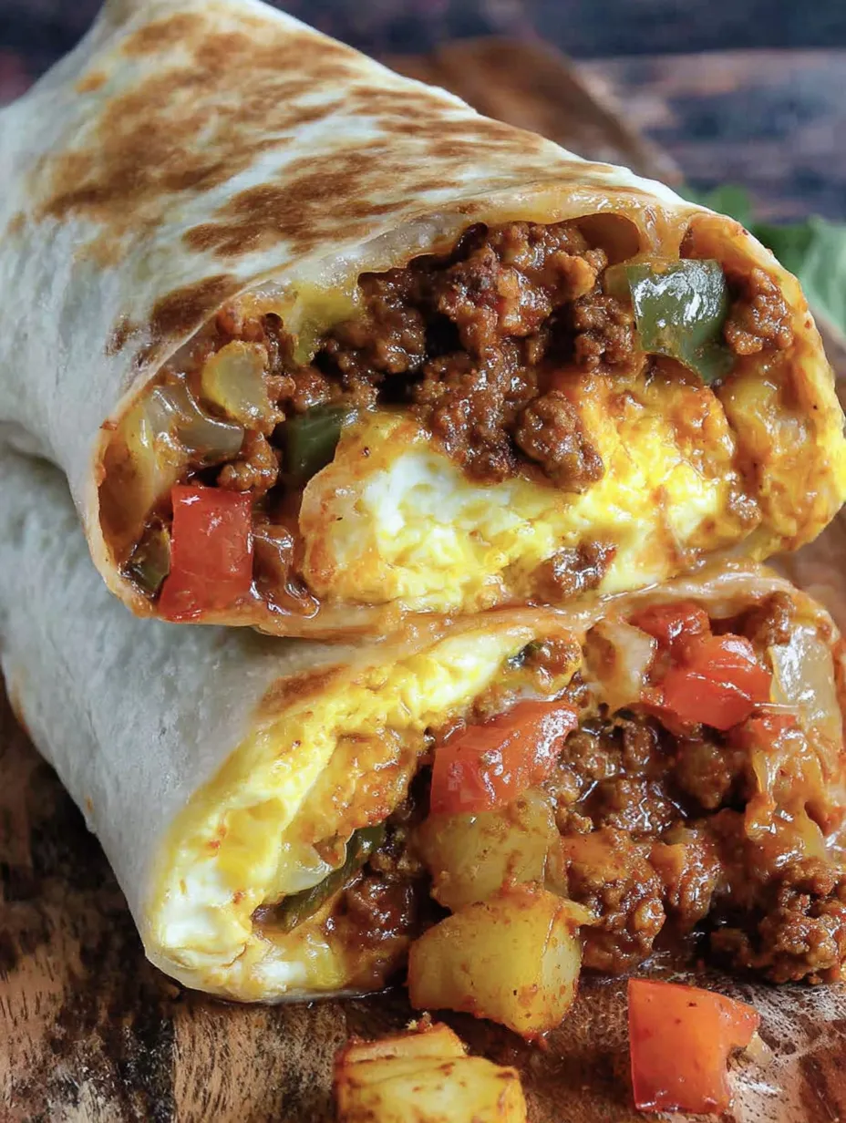Chorizo Breakfast Burrito
