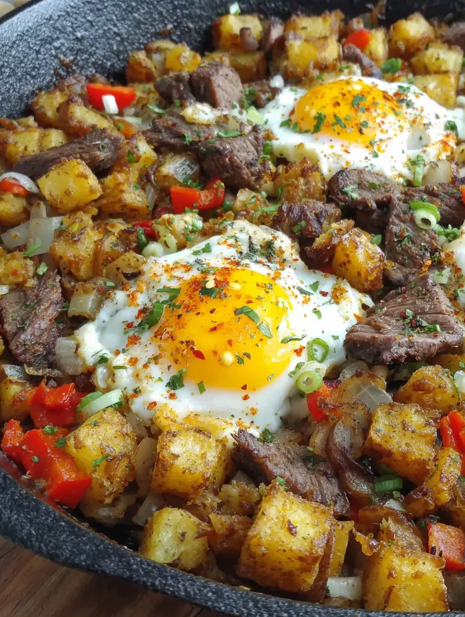 Steak and Potato Breakfast Hash