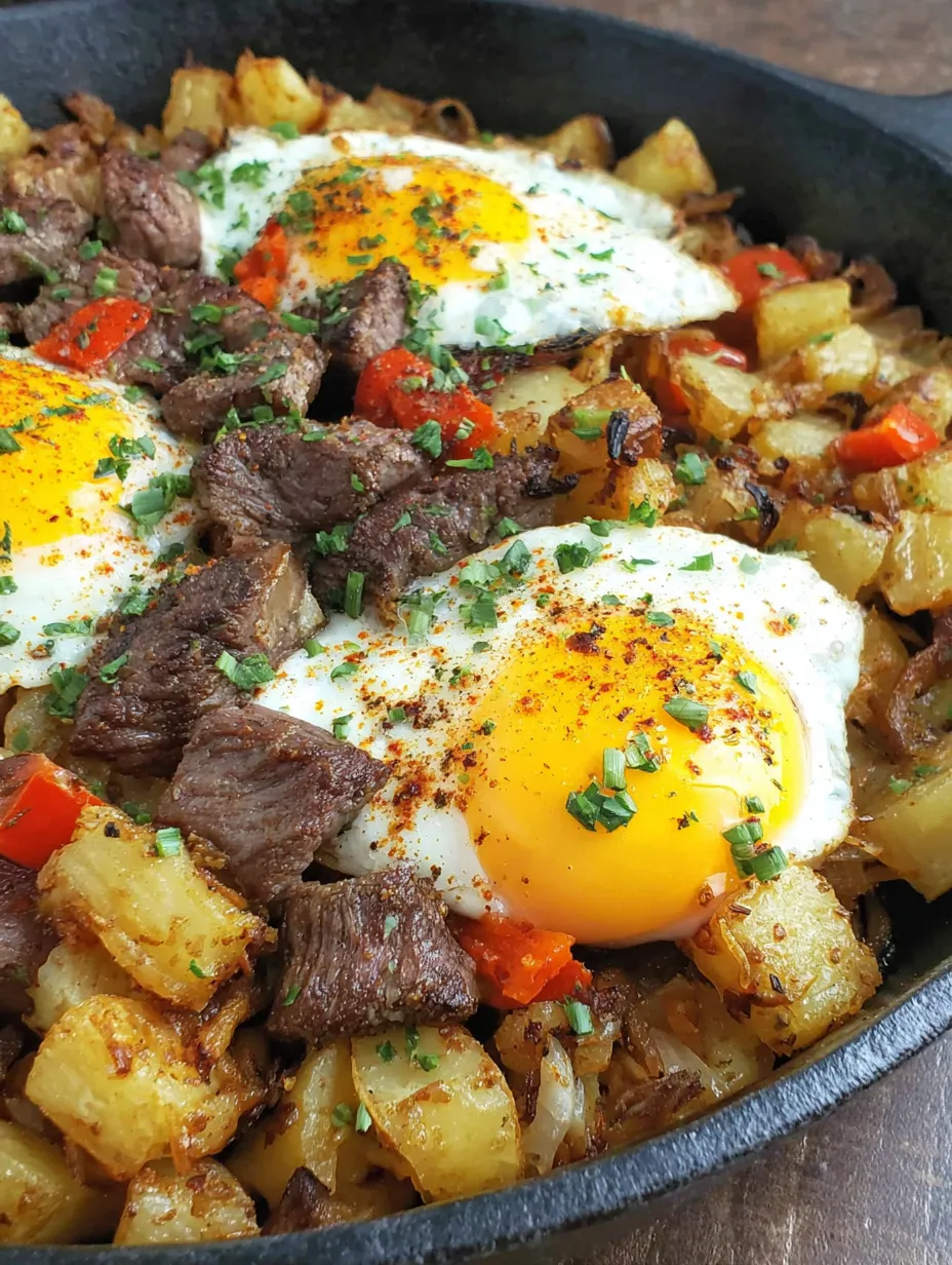 Steak and Potato Breakfast Hash