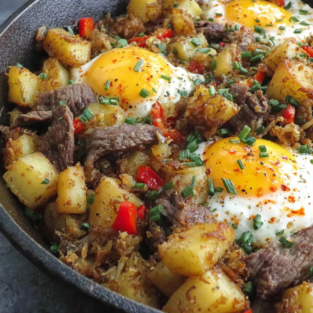 Steak and Potato Breakfast Hash