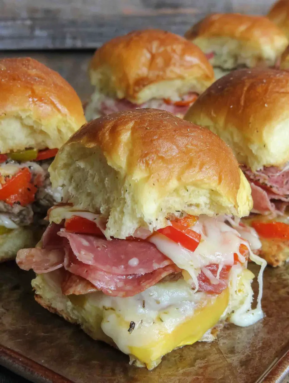 Hot Italian Sliders