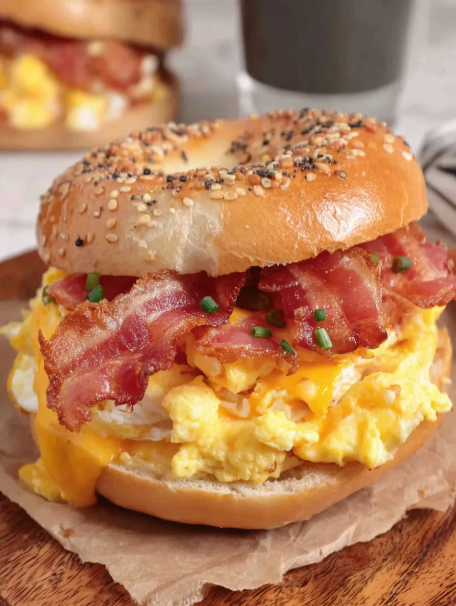 Breakfast Bagel Sandwich