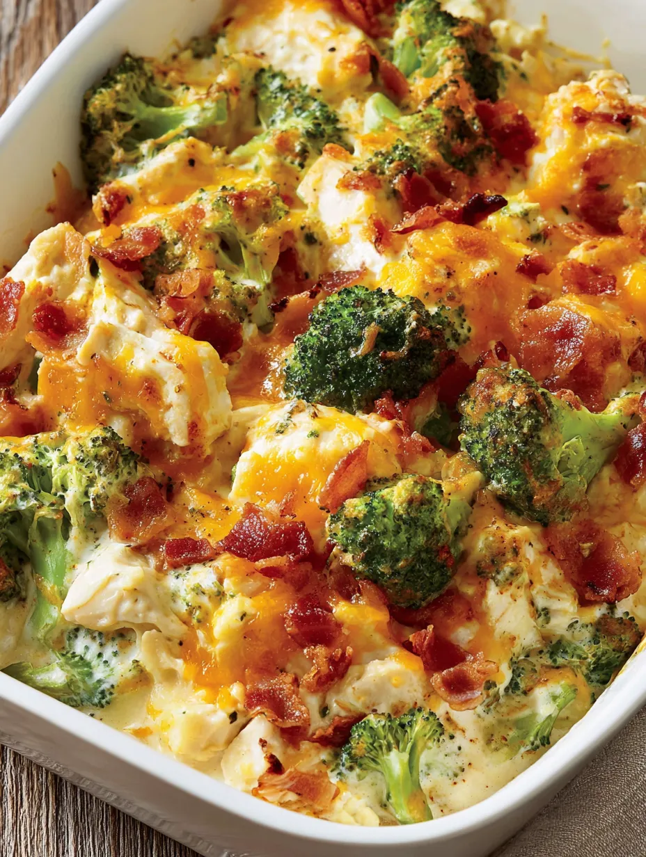 Chicken Bacon Ranch Casserole