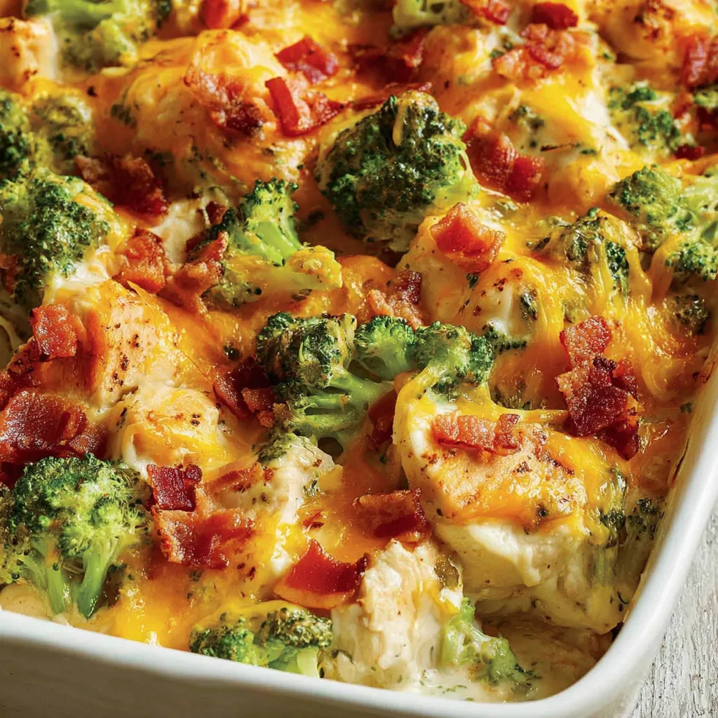 Chicken Bacon Ranch Casserole