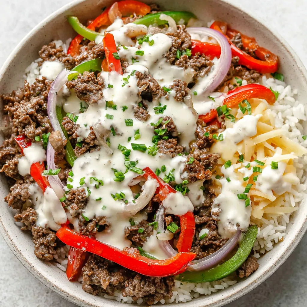 Philly Cheesesteak Bowl
