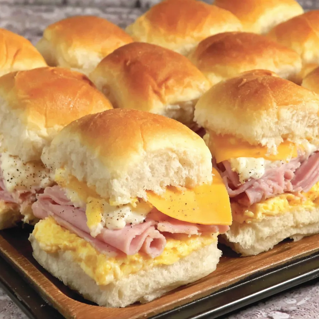 Peameal Bacon Breakfast Sliders