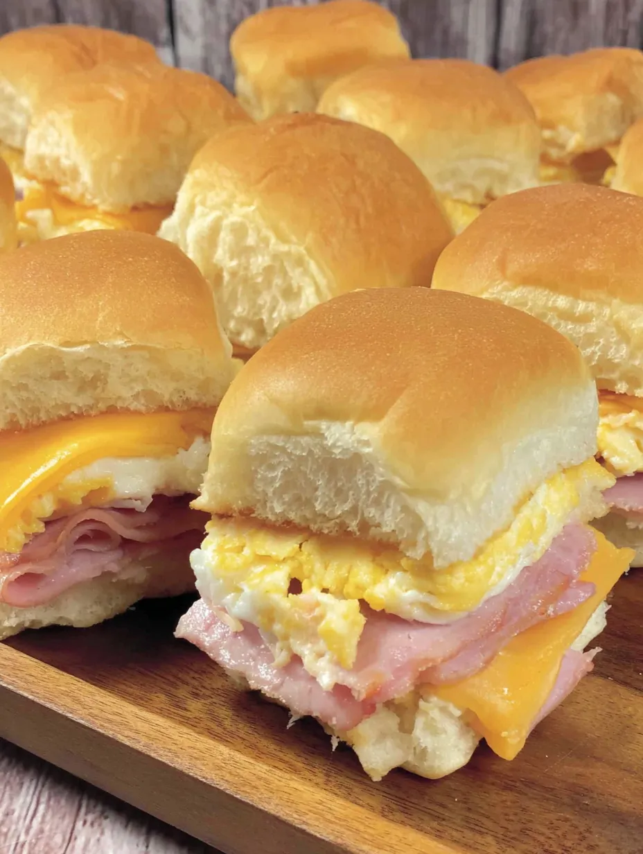 Peameal Bacon Breakfast Sliders