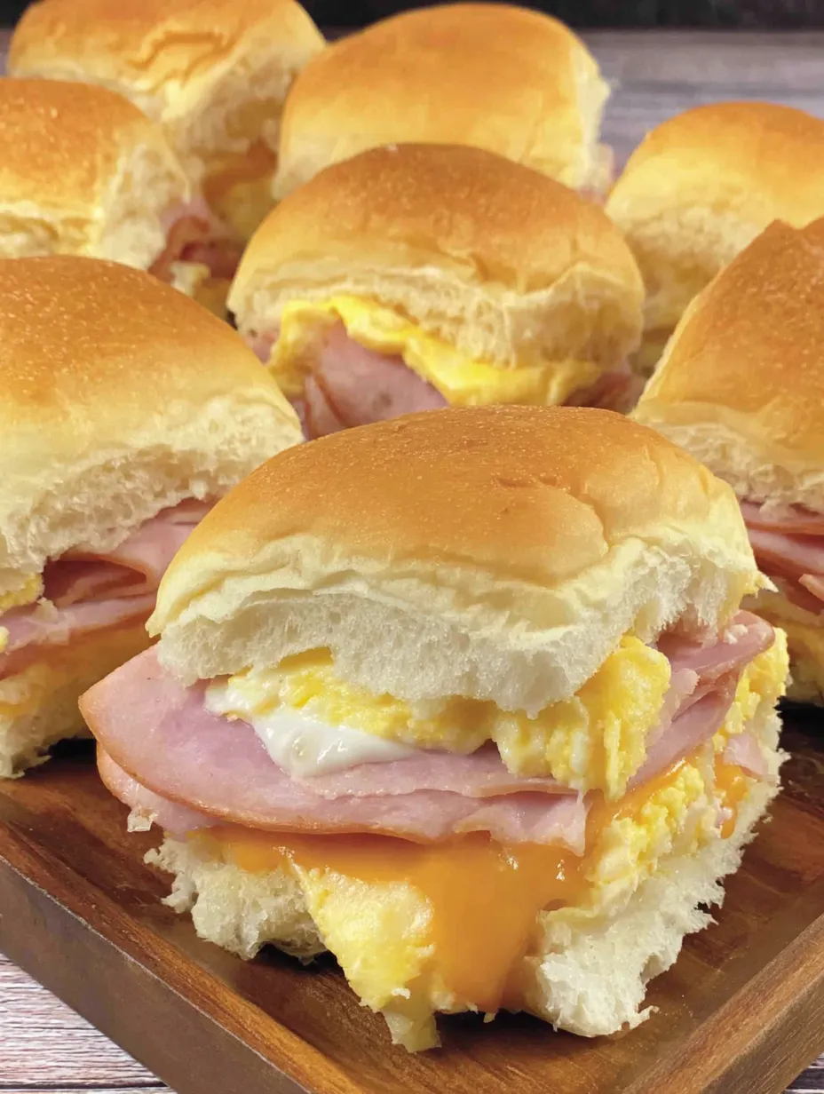 Peameal Bacon Breakfast Sliders