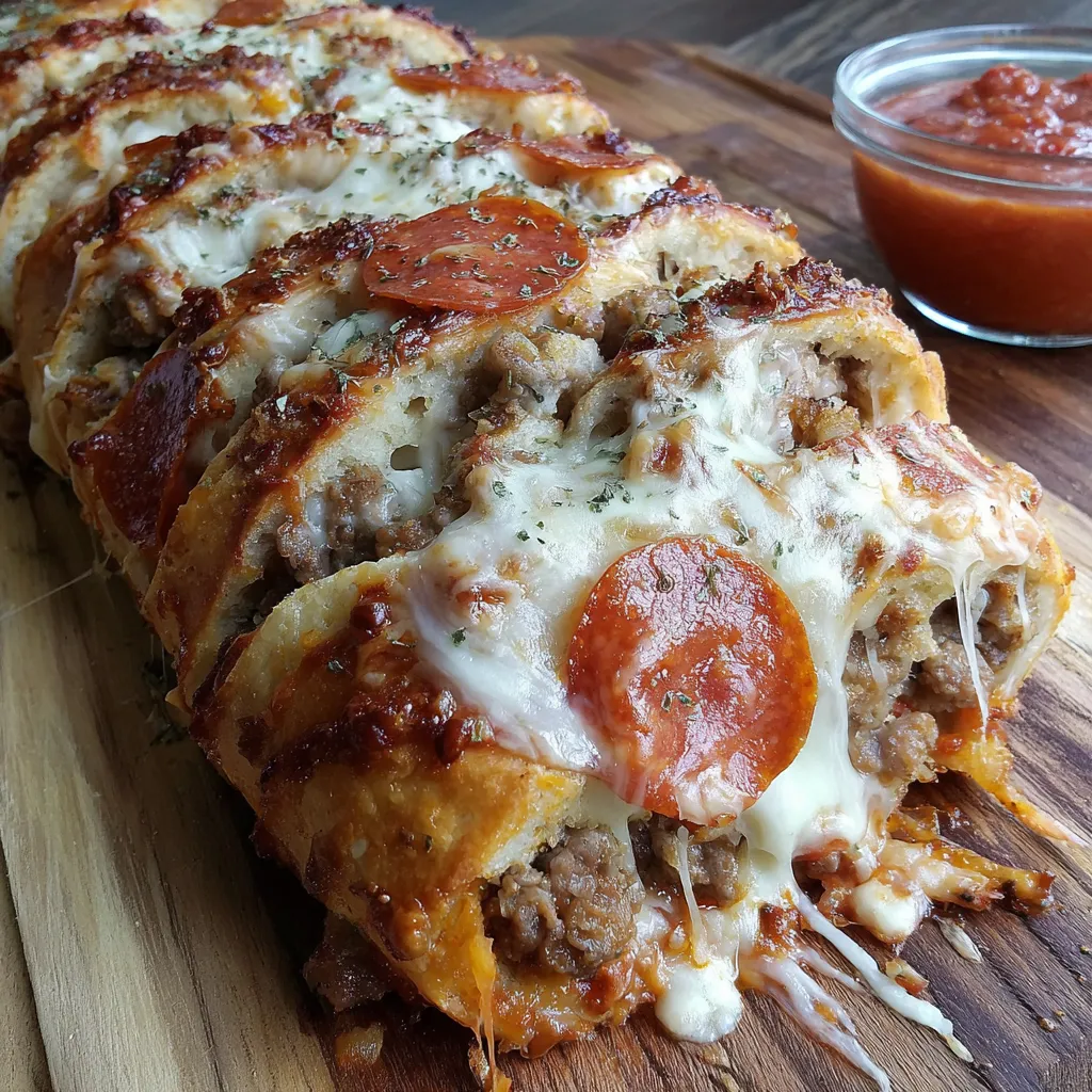 Meat Lovers Pizza Bread Recipe