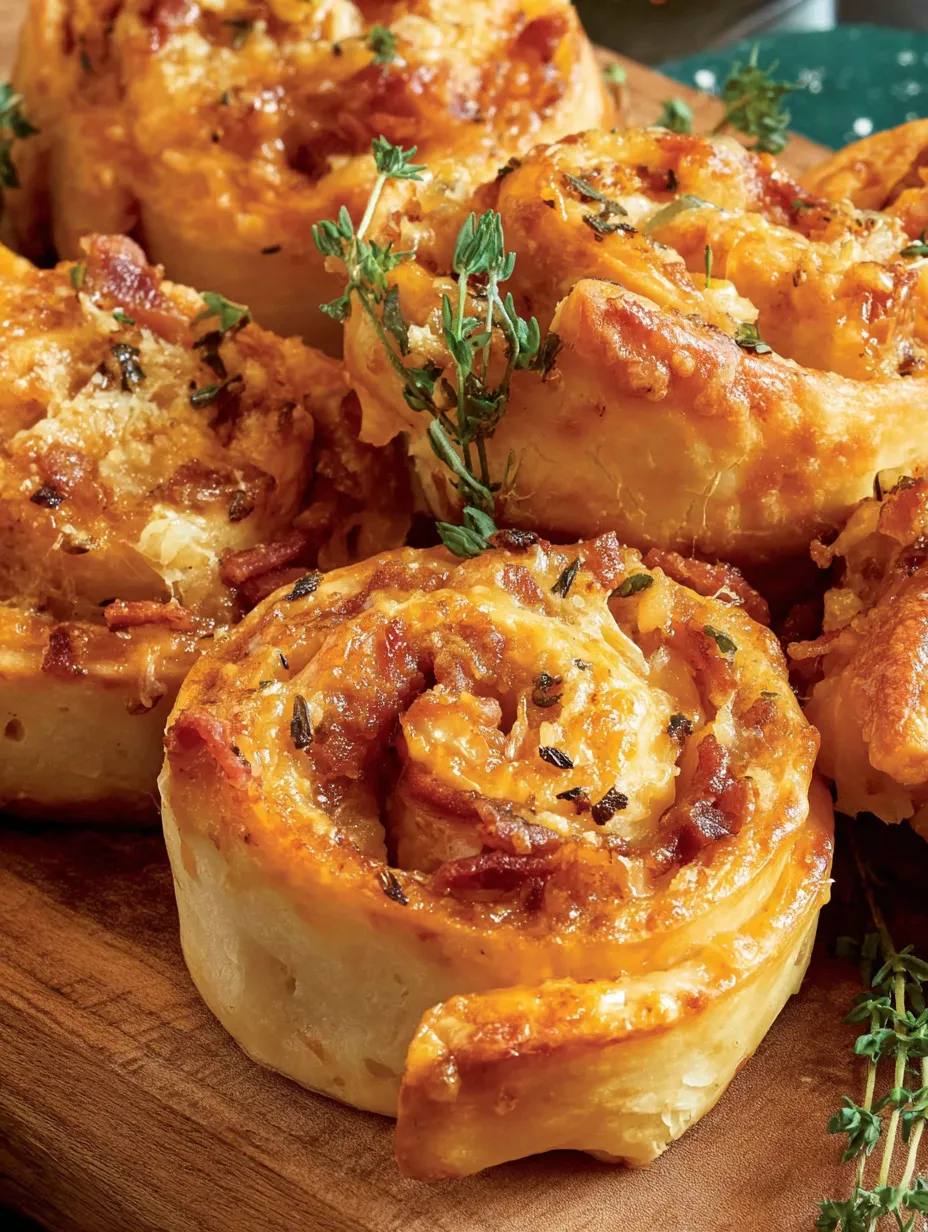 Baked Turkey and Cheese Rolls