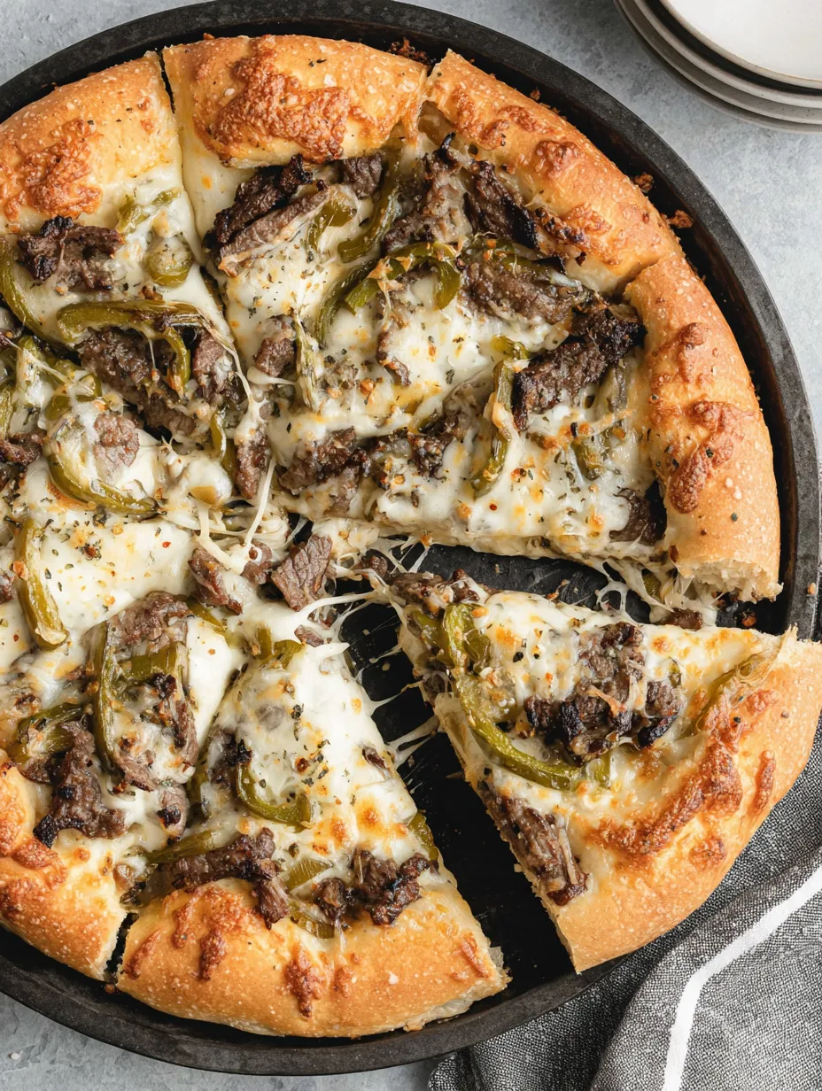 Philly Cheese Steak Pizza