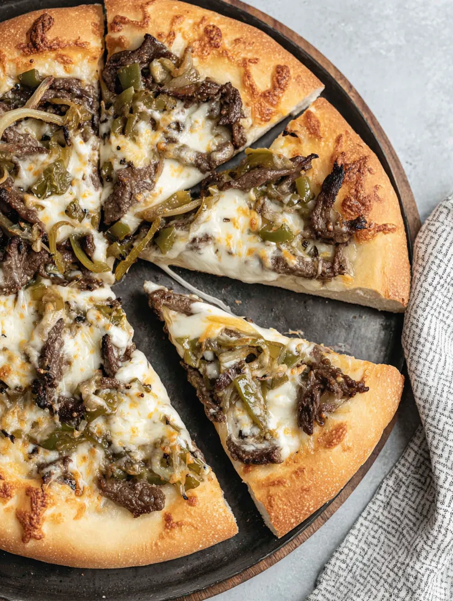 Philly Cheese Steak Pizza