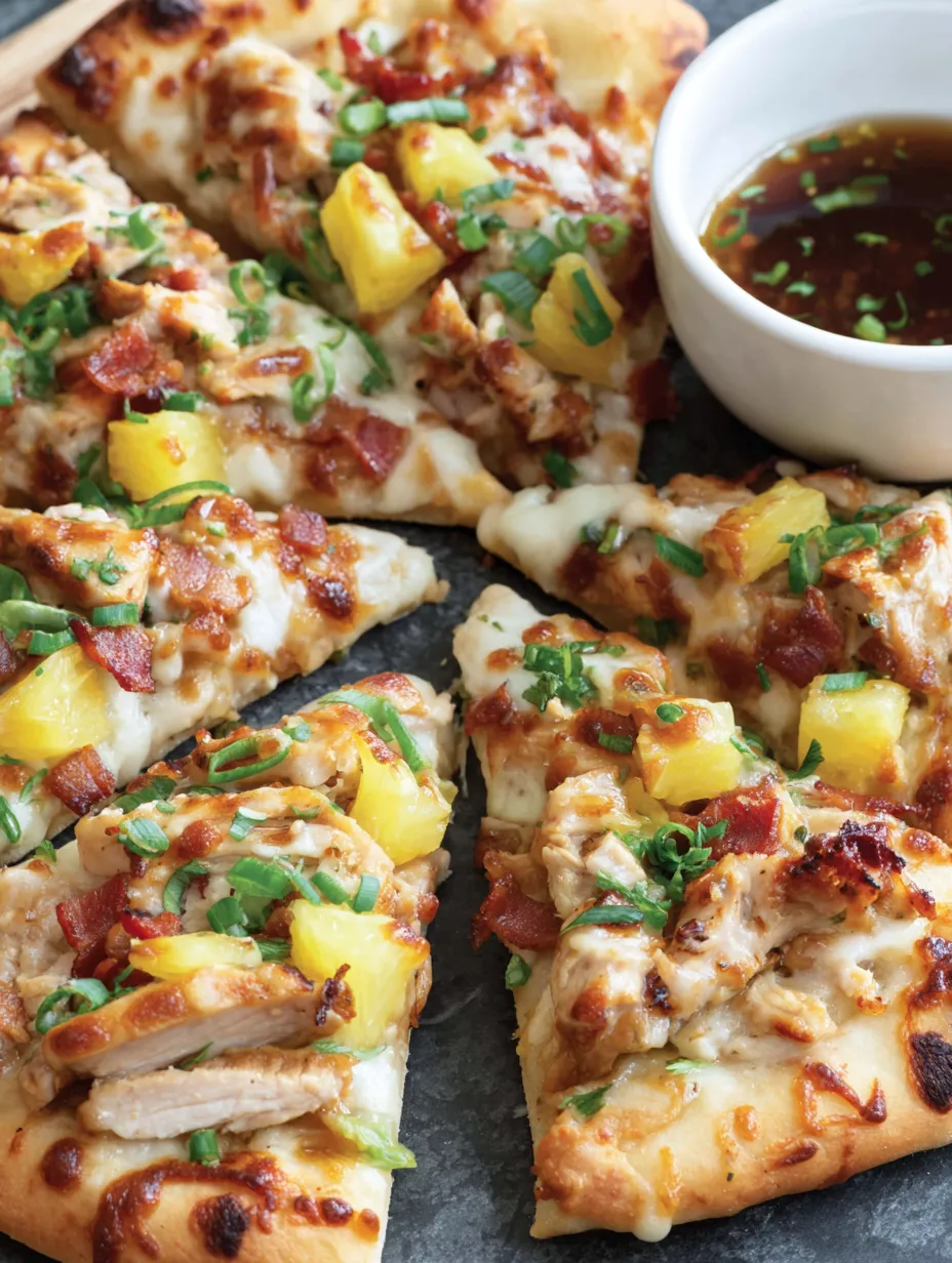 Grilled Chicken Teriyaki Pizza