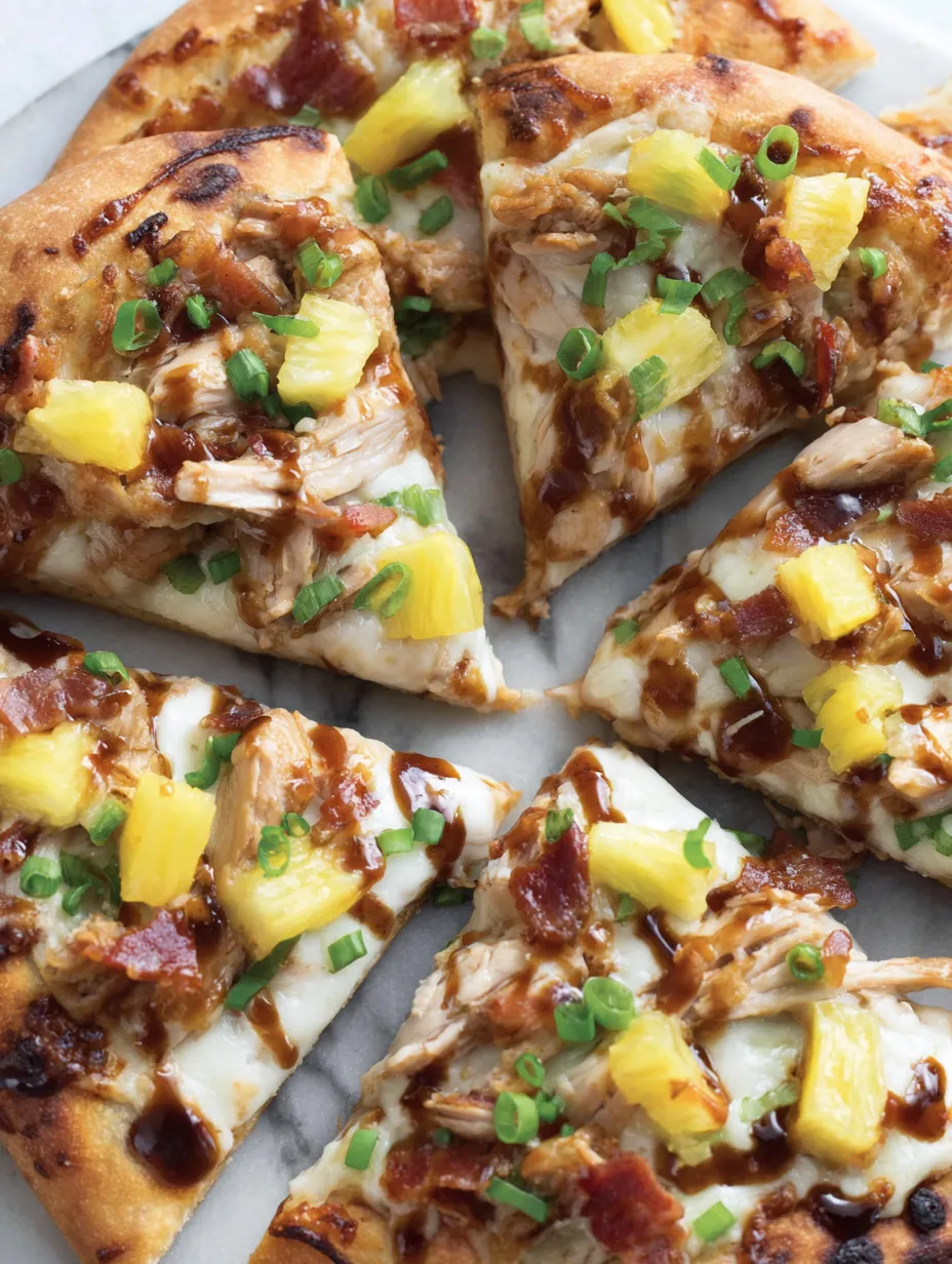 Grilled Chicken Teriyaki Pizza