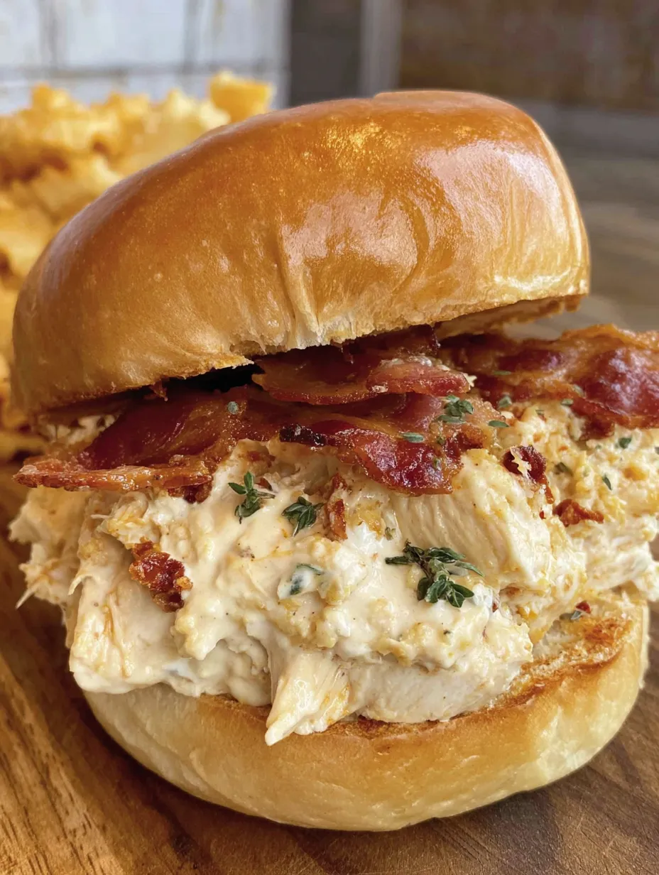 Crockpot Marry Me Chicken Sandwiches