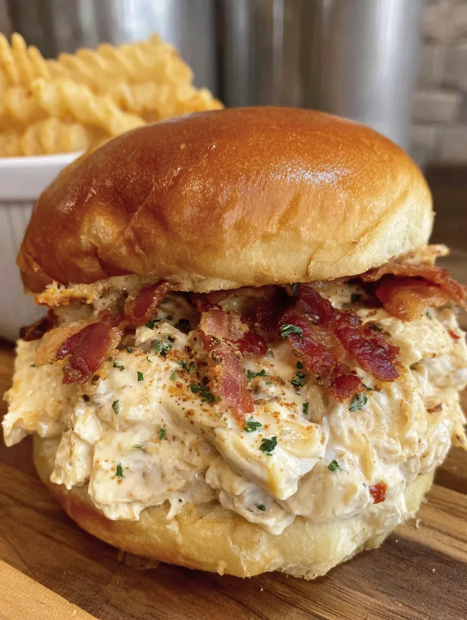 Crockpot Marry Me Chicken Sandwiches