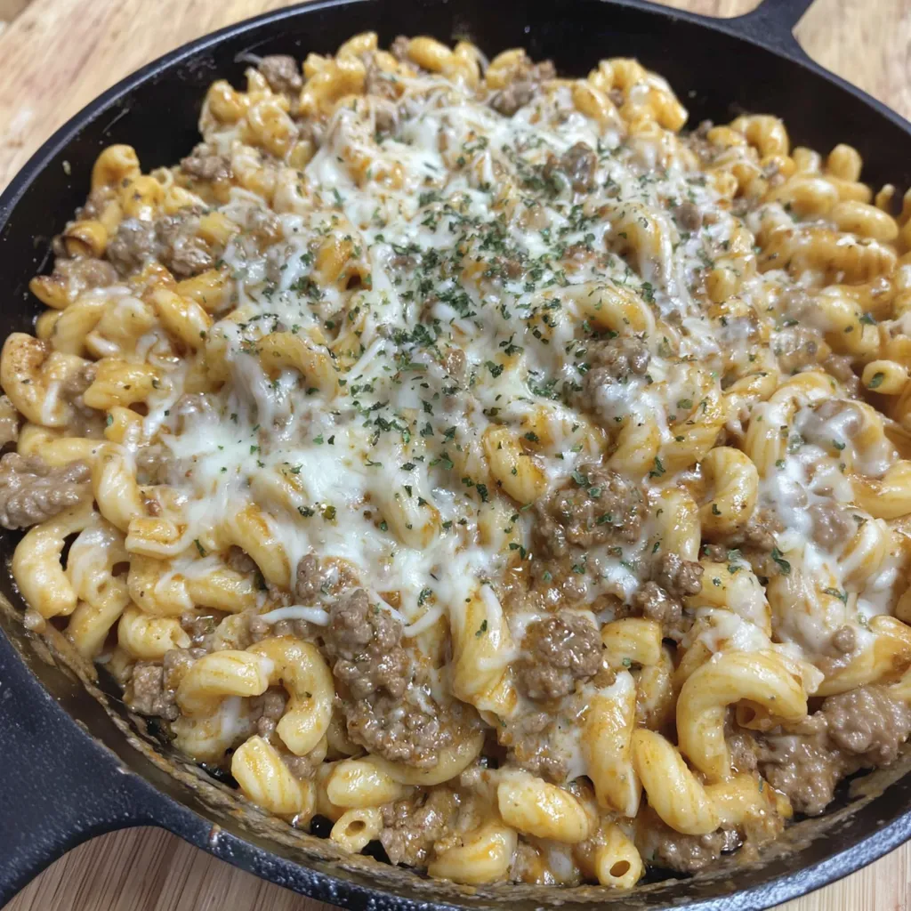 Cheese Steak Homemade Hamburger Helper