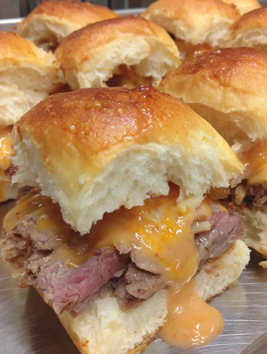 Beef and Cheddar Sliders