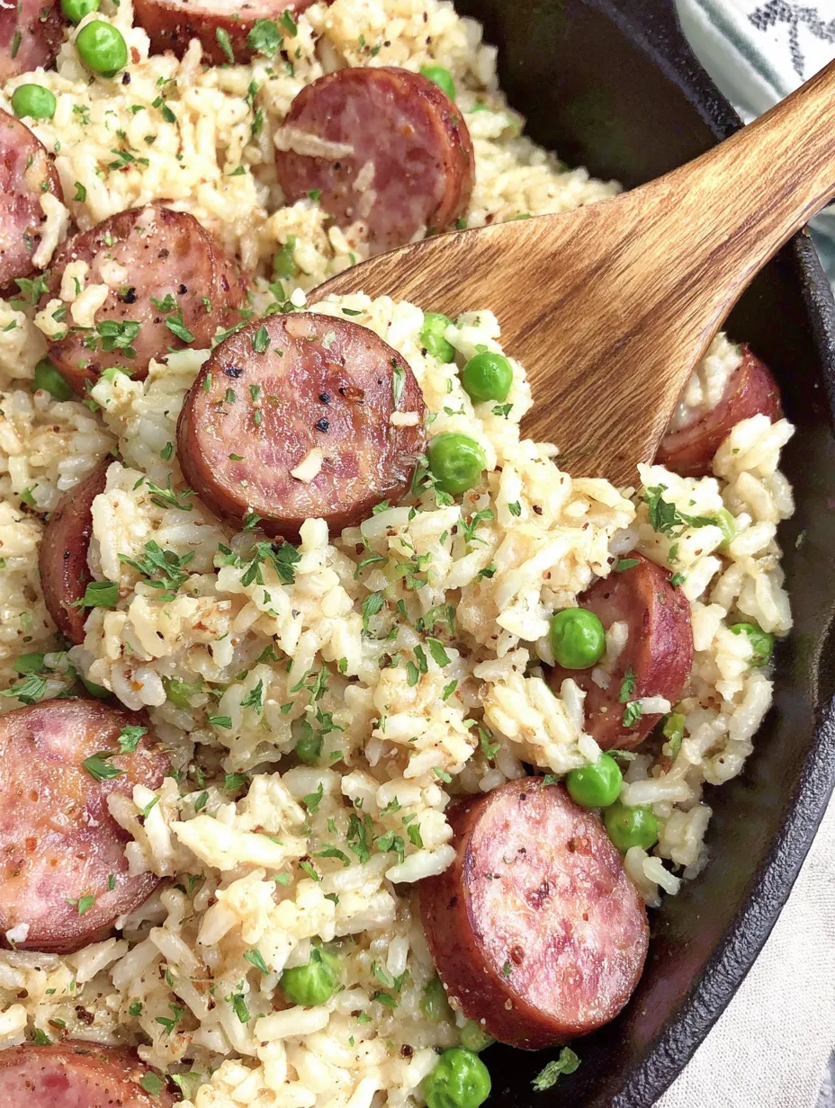 Kielbasa and Rice Skillet