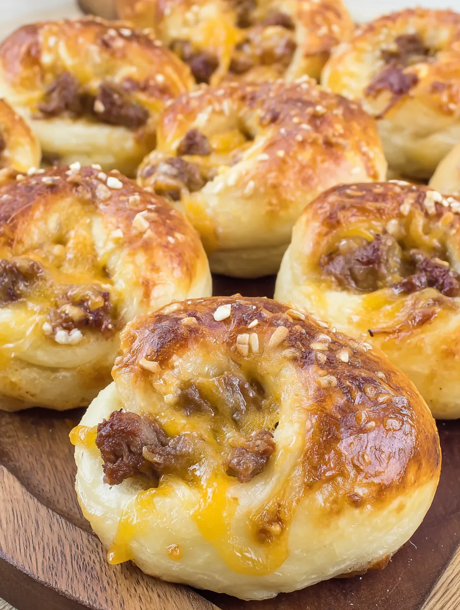Steak and Cheese Stuffed Pretzels