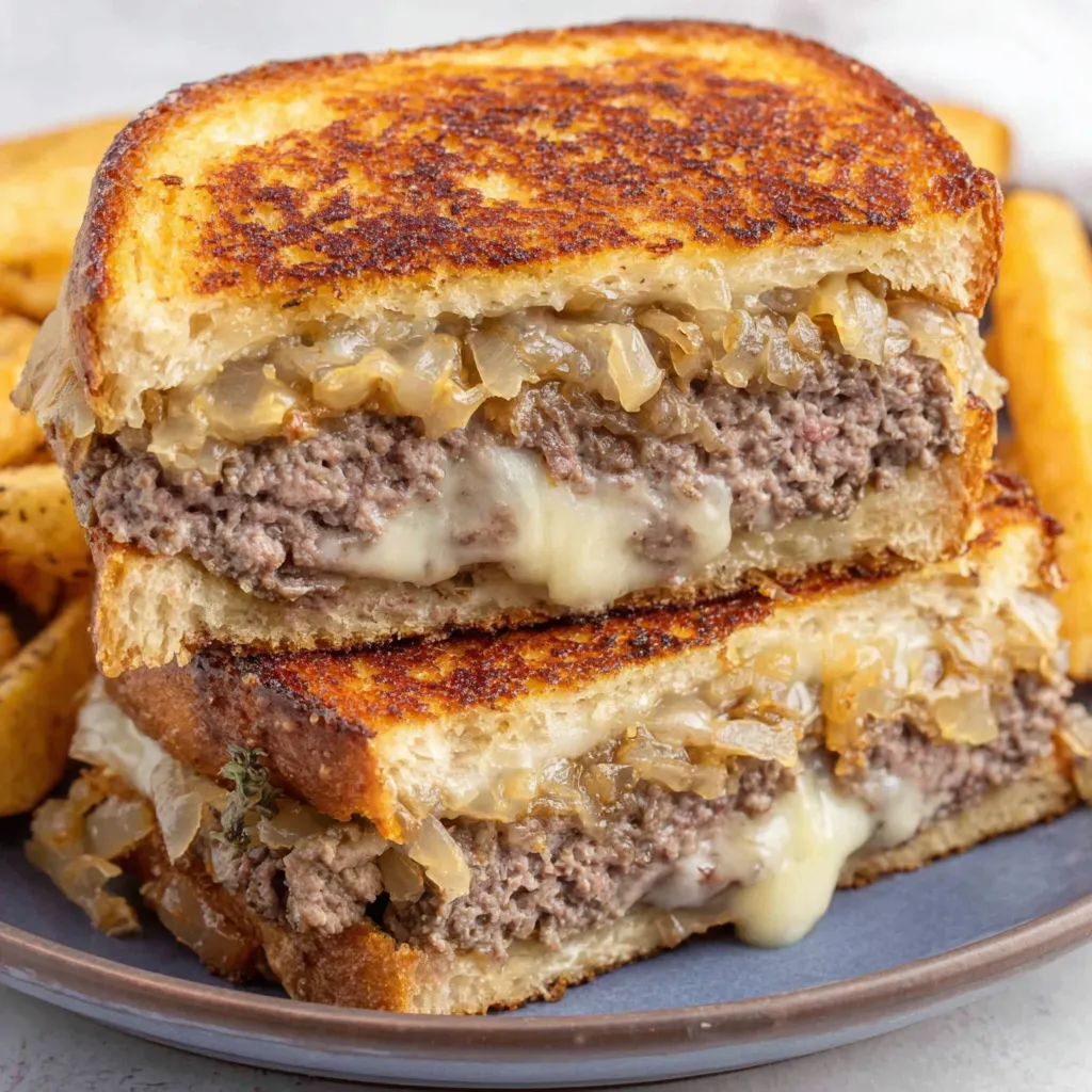 French Onion Patty Melt